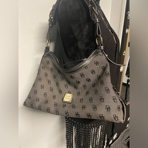 Dooney & Bourke Black and Gray Women's Bag - Picture 1 of 3